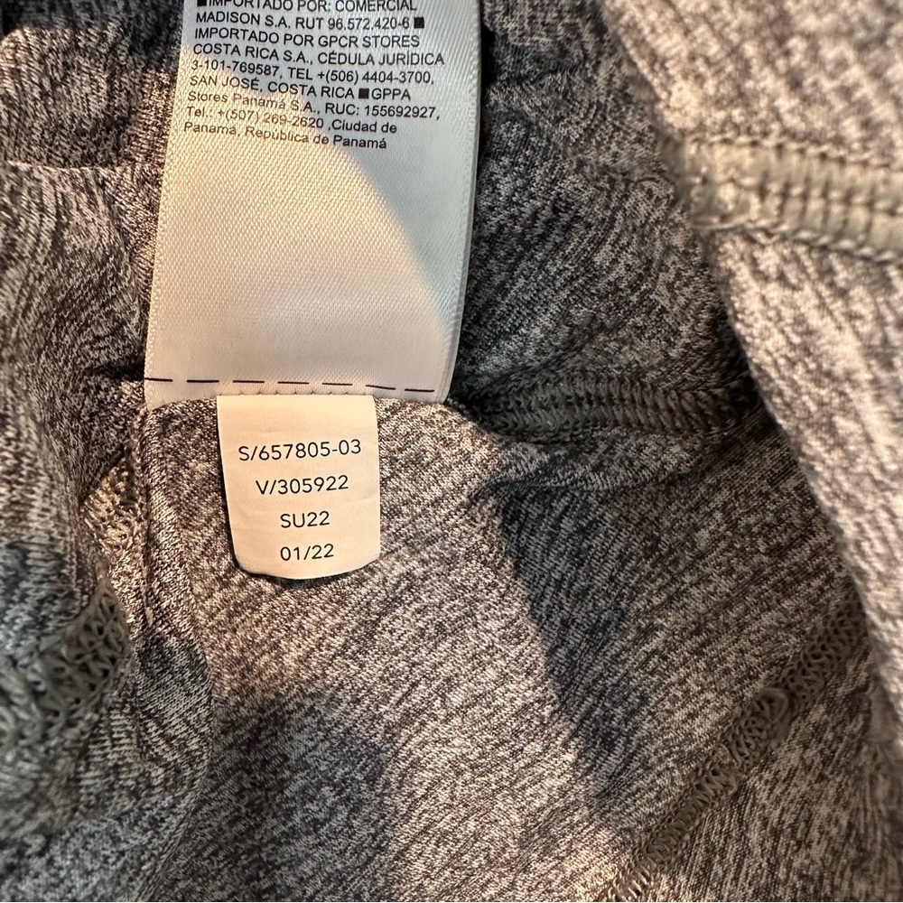ATHLETA Pacifica Illume UPF Fitted Tank Heather Gray Swim Performance Active Gym - Picture 9 of 13